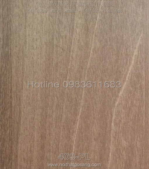 Màu 403-PL, Bảng màu gỗ công nghiệp