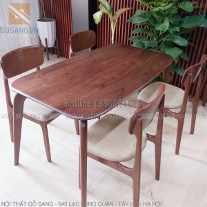 Bàn ghế ăn gỗ tự nhiên, bàn ghế ăn giá rẻ, bàn ghế ăn cao cấp, bàn ghế ăn đẹp, gỗ tự nhiên Sồi, gỗ tự nhiên óc chó