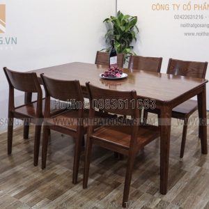 Bàn ghế ăn gỗ tự nhiên, bàn ghế ăn giá rẻ, bàn ghế ăn cao cấp, bàn ghế ăn đẹp, gỗ tự nhiên Sồi, gỗ tự nhiên óc chó