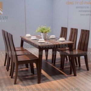 Bàn ghế ăn gỗ tự nhiên, bàn ghế ăn giá rẻ, bàn ghế ăn cao cấp, bàn ghế ăn đẹp, gỗ tự nhiên Sồi, gỗ tự nhiên óc chó