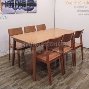 Bàn ghế ăn gỗ tự nhiên, bàn ghế ăn giá rẻ, bàn ghế ăn cao cấp, bàn ghế ăn đẹp, gỗ tự nhiên Sồi, gỗ tự nhiên óc chó