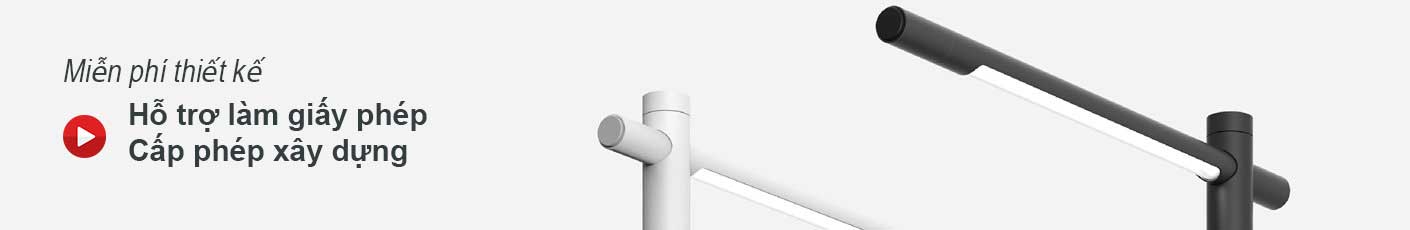 Miễn phí thiết kế nội thất, hỗ trợ giấy tờ cấp phép thi công công trình