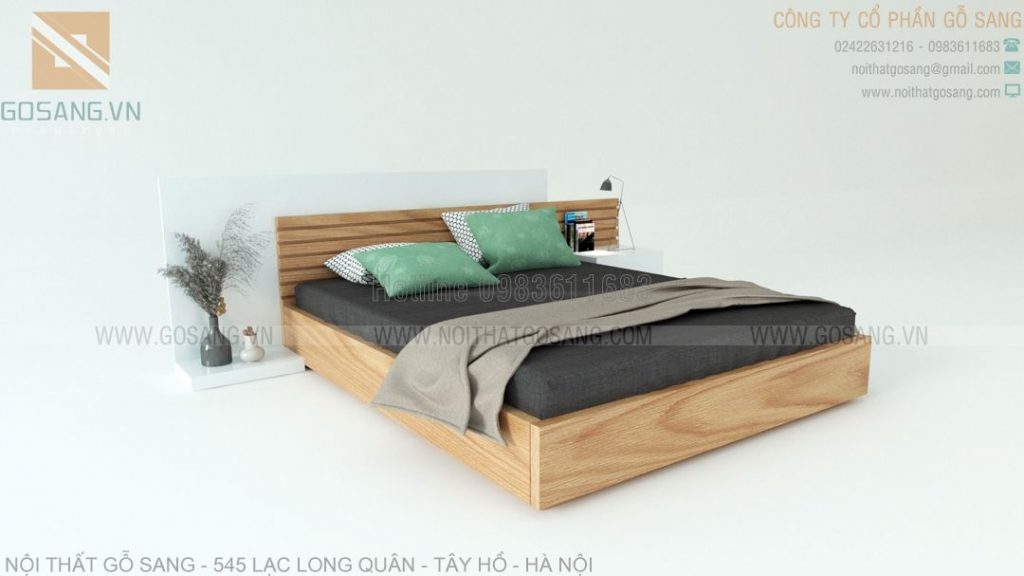 Giường ngủ gỗ công nghiệp MDF