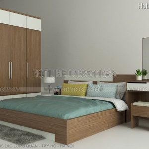 Giường tủ gỗ công nghiệp giá rẻ tại Hà Nội
