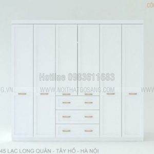 Mẫu thiết kế tủ áo đẹp