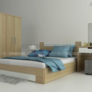 chuyên sản xuất thi công giường tủ giá rẻ gỗ công nghiệp