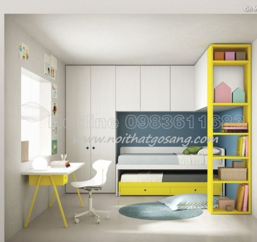 Nội thất phòng ngủ cho bé, phòng ngủ đẹp, thiết kế đẹp cho phòng bé, nội thất phòng bé gái, nội thất cho bé tại Hà Nội