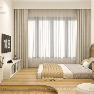 Nội thất phòng ngủ theo phong cách wabisabi